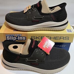 Skechers Men's Delson 3.0 Roth Hands‎ Free Slip-Ins